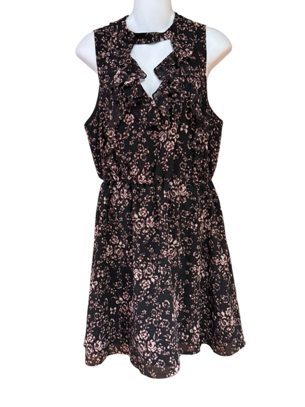 BCBGeneration Ruffle Top Dress Womens Size Small